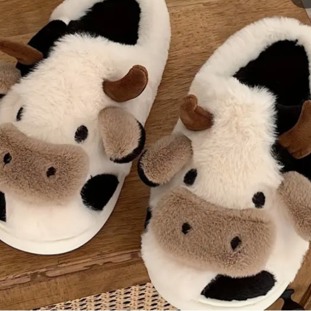 Cow Slippers